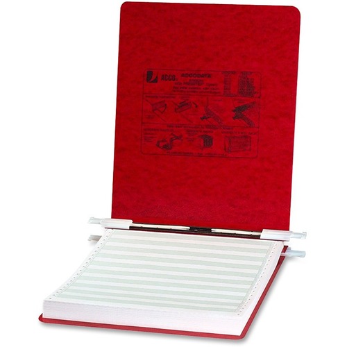 Presstex Covers W/storage Hooks, 6" Cap, 9 1/2 X 11, Executive Red