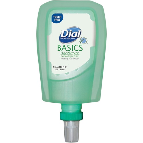 FIT BASICS HYPOALLERGENIC FOAMING HAND WASH UNIVERSAL TOUCH FREE REFILL, HONEYSUCKLE, 1 L REFILL, 3/CARTON