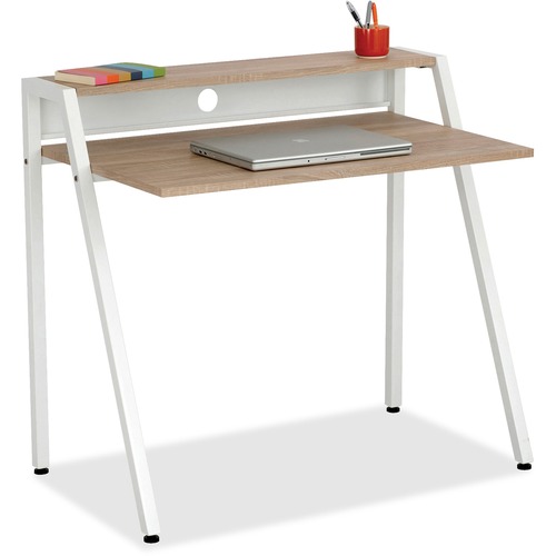 Writing Desk, 37 3/4 X 22 3/4 X 34 1/4, Beech/white