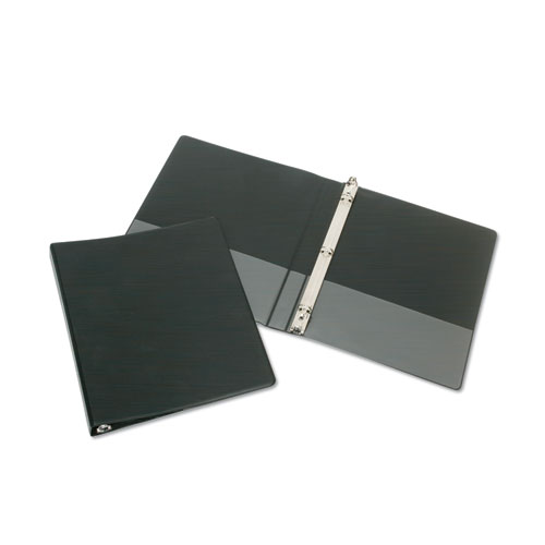 7510009845787, FLEXIBLE 3-RING BINDER, 1/2" CAPACITY, BLACK