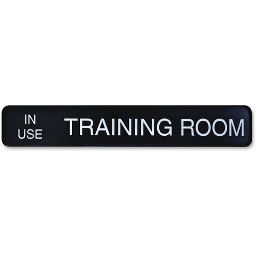 Aluminum Changeable Wall Holders, 2"x13", Black