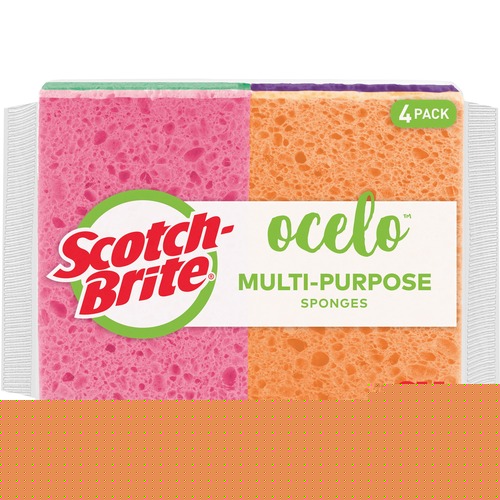 Sponges, Antimicrobial, 4-5/8"x5-3/4", 40/CT, Assorted