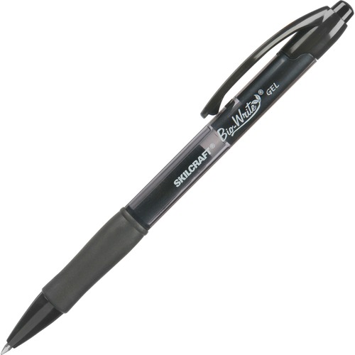 7520015882363, BIO-WRITE GEL PEN, BLACK, MEDIUM, DOZEN