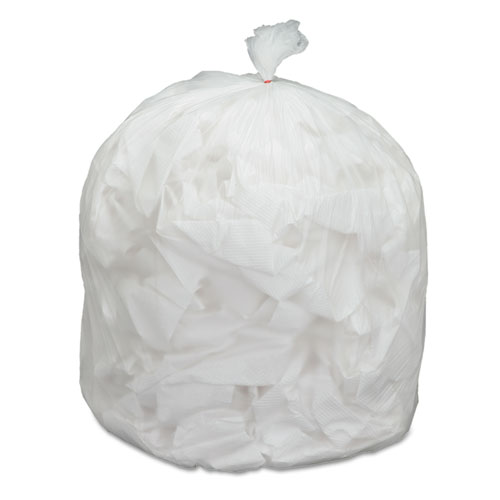8105015171344, SKILCRAFT TRASH CAN LINER HIGHDENSITY, 45 GAL, 12 MICRONS, 40" X 48", NATURAL, 250/CARTON