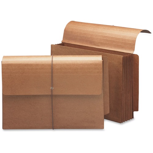 5 1/4" EXP TOP TAB WALLETS, STRAIGHT TAB, LEGAL, REDROPE, 10/BOX