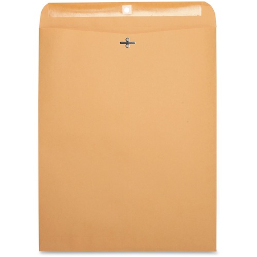 Clasp Envelopes,28 lb.,12"x15-1/2",100/BX,Brown Kraft