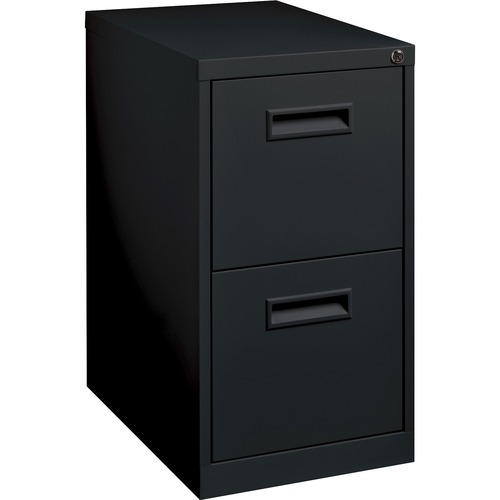 Mobile Pedestal, Recessed Pull, F/F, 15"x19"x27-3/4", Black
