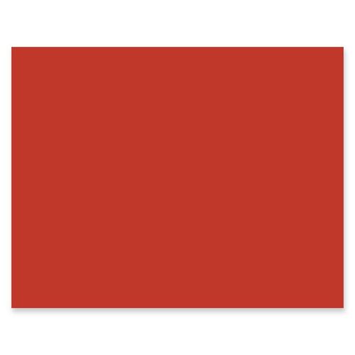 Peacock Four-Ply Railroad Board, 22 X 28, Red, 25/carton
