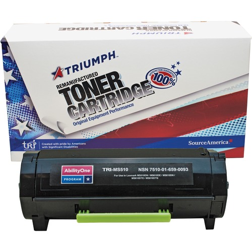 7510016590093, TRIUMPH LEXMARK REMAN 6590093 (50F0UA0, 50F1U00) TONER, BLACK