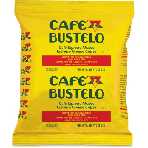 Folgers  Espresso Blend Coffee, Cafe Buselo, 30/CT, Dark Brown