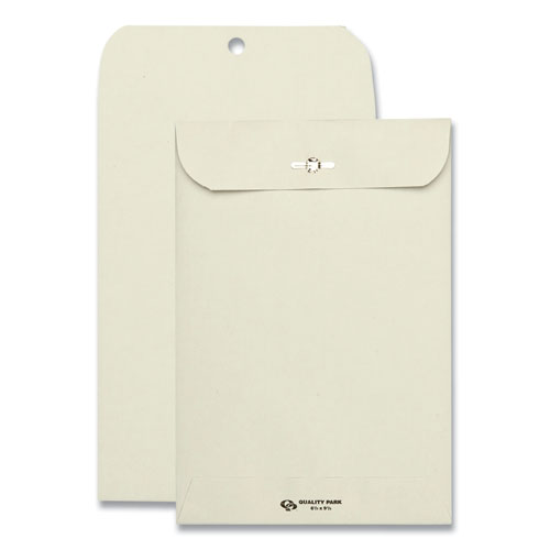 Clasp Envelope, 6 1/2 X 9 1/2, 28lb, Executive Gray, 100/box