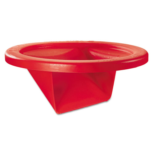 Katchall Flatware Retriever, Red, Round, 24"dia X 9h, 32/44-Gal Cap.