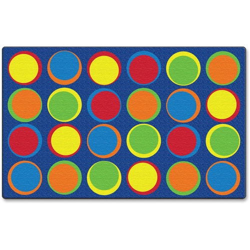 Sitting Spots Seating Rug, Rectangle, 7'6x12', Multi