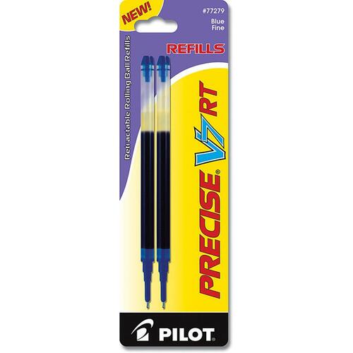 Refill For Precise V7 Rt Rolling Ball, Fine, Blue Ink, 2/pack