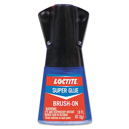 Super Glue Brush On, 0.17 Oz, Clear