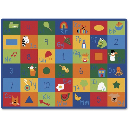 RUG,LEARN BLOCKS,510"X84"