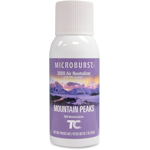 MICROBURST 3000 REFILL, MOUNTAIN PEAKS, 2 OZ AEROSOL, 12/CARTON
