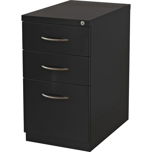 Pedestal, B/B/F, Mobile, 15"x22-7/8"x27-3/4", Black
