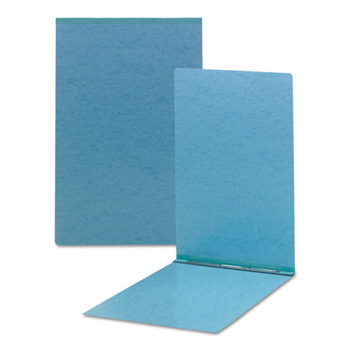 Top Opening Pressboard Report Cover, Prong Fastener, 11 X 17, Blue