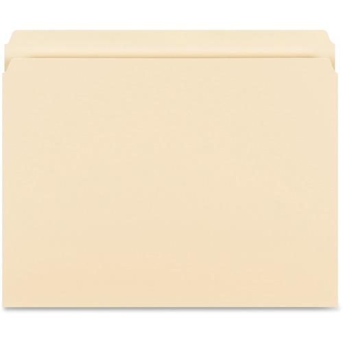 File Folders, Straight Cut, 14pt, Ltr, 50/BX, Manila