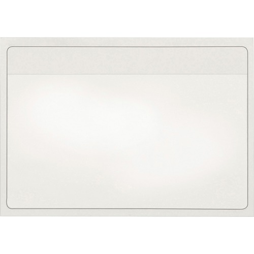 Pockets f/Index Cards, Self-Adh, 5-5/16"x3-5/8", 100/BX, CL