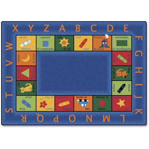 Circletime Rug, Bilingual, Rectangle, 5'10"x8'4"
