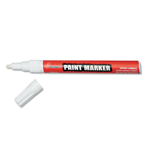 7520012074159, PAINT MARKER, FINE POINT, WHITE, DOZEN