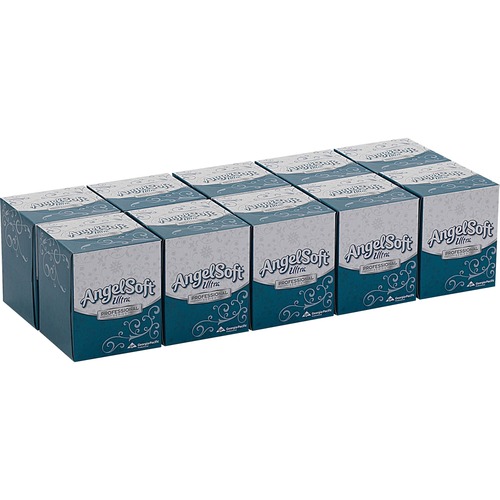 Facial Tissue Cube, 2-Ply, 96Shts, 10BX/CT, White