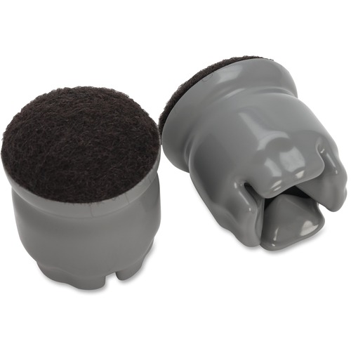 Slip-On Floorsavers, 1.5", Gray