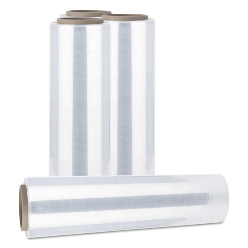 Handwrap Stretch Film, 12" X 1500 Ft Roll, 20mic (80-Gauge), 4/carton