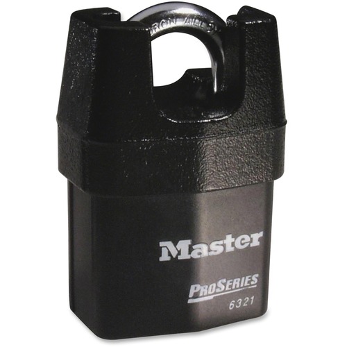Rekeyable Padlock, Pro Series, High Security, 2.125"Wide, BK