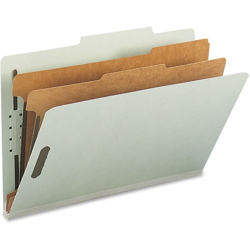 Classification Folder,w/ Fast,LGL,2 Div,2/5 Cut,10/BX,GYGN