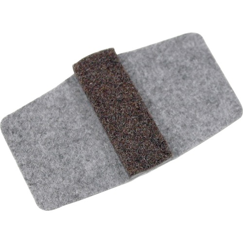 Floorsaver, Wraparound, f/Most Stack Chairs, 16/PK, Gray
