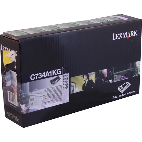 C734A1KG RETURN PROGRAM TONER, 8000 PAGE-YIELD, BLACK