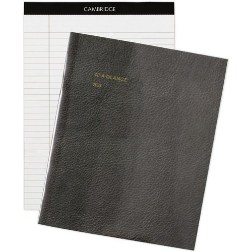 EXECUTIVE MONTHLY PADFOLIO REFILL, 9 X 11, WHITE, 2019