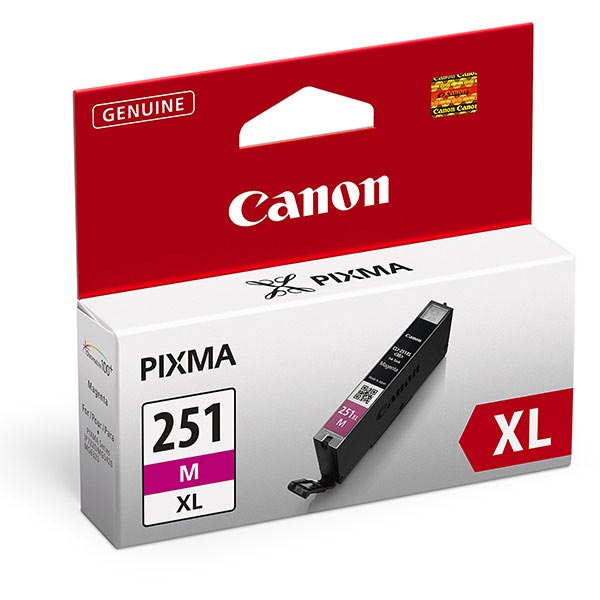 6450B001 (CLI-251XL) CHROMALIFE100+ HIGH-YIELD INK, 680 PAGE-YIELD, MAGENTA