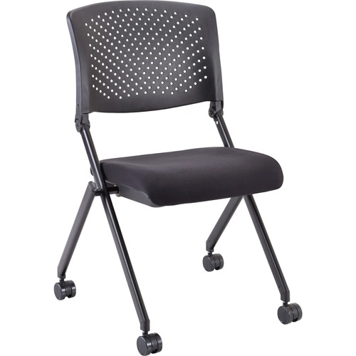 Nesting Chairs, Mobile, 24-3/8"x22-7/8"x35-3/8", 2/CT, BK