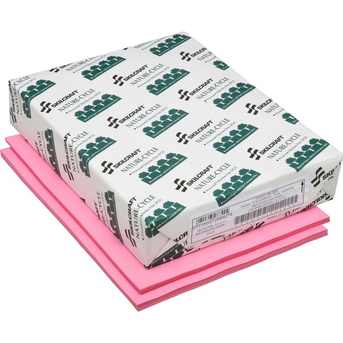 7530013982680, NEON COLORED COPY PAPER, LTR, NEON PINK, 500/REAM