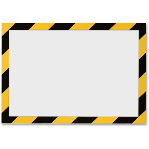 Self Adhesive Frame, Ltr, Yellow/Black