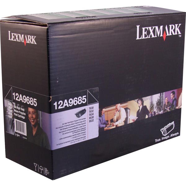 Lexmark 12A9685 Black OEM High Yield Toner