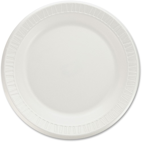 Dart Container Corp  Plates, Foam Plastic, Laminated, Glossy, 9", 500/CT, WE