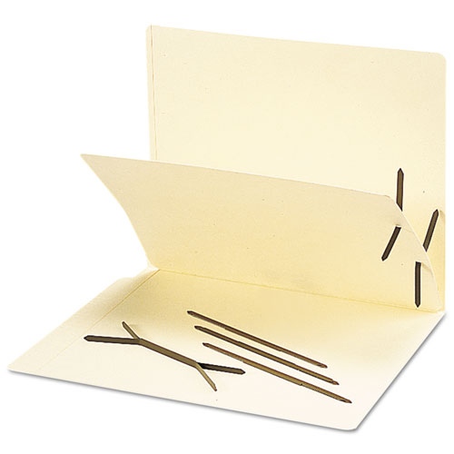 Twin Prong Fasteners, 1" And 5/8" Capacity, Brown, 100/box