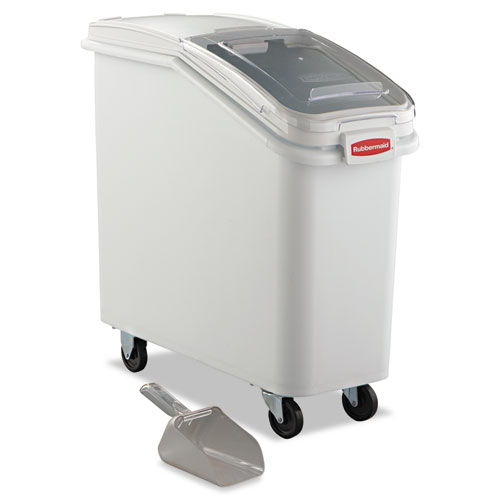 Prosave Mobile Ingredient Bin, 20.57gal, 13 1/8w X 29 1/4d X 28h, White