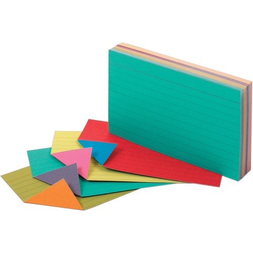 Extreme Index Cards, 3 X 5, Vivid Assorted, 100/pack