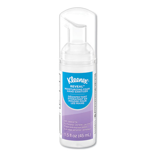 Ultra Moisturizing Foam Hand Sanitizer, 1.5 Oz, Clear