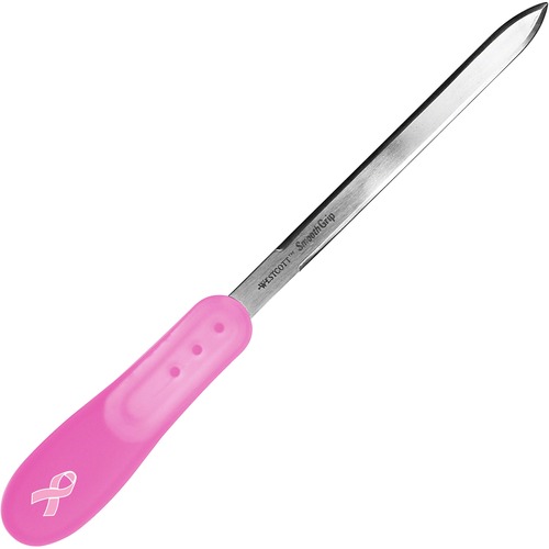 Pink Ribbon Stainless Steel Letter Opener