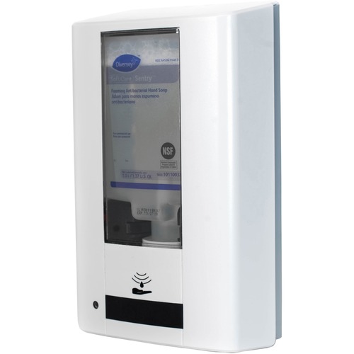 INTELLICARE HYBRID DISPENSER FOR SOAP/SANITIZER, 1200 ML/1300 ML, 13.38" X 13.38" X 12.24", WHITE