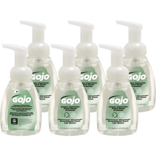 Green Certified Foam Soap, Fragrance-Free, Clear, 7.5 Oz. Pump Bottle
