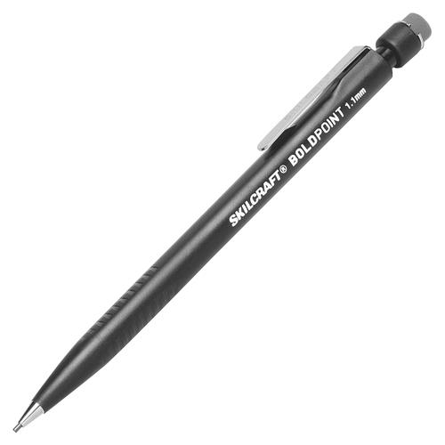 7520013479581, BOLD POINT MECHANICAL PENCIL, 1.1MM, BLACK, DOZEN