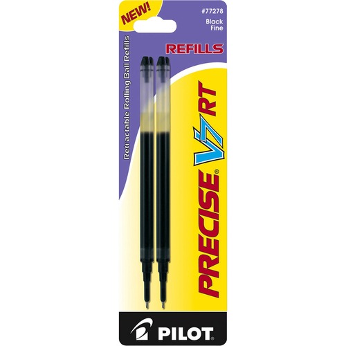 Refill For Precise V7 Rt Rolling Ball, Fine Black Ink, 2/pack